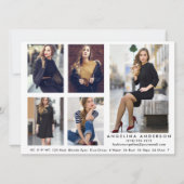 Modell Actor Comp Card Weiß - 5 Fotos (Vorderseite)