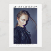 Modell Actor Comp Karte 6 Foto beidseitig (Vorderseite)