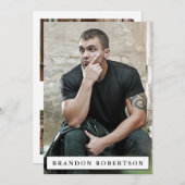 Modell Actor Comp Zed Card 12x18 | 2 Sieben 5 Foto Einladung (Vorne/Hinten)