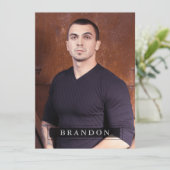 Modell Actor Comp Zed Card 5 Foto 5.12x18.5 Pro Einladung (Stehend Vorderseite)