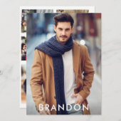 Modell Actor Pro Comp Karte 5 Foto Zurück Weiß (Vorne/Hinten)