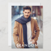 Modell Actor Pro Comp Karte 5 Foto Zurück Weiß (Vorderseite)