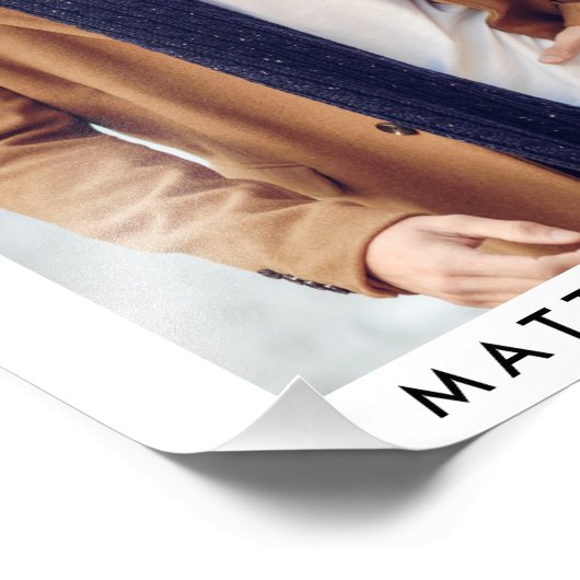 Modell Akteur 9 x 12 Foto Portfolio Print W (Ecke)