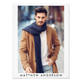 Modell Akteur 9 x 12 Foto Portfolio Print W (Vorne)