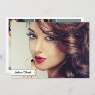 Modell-Akteur-Comp-Karte Einladung