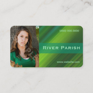 Modell-Akteur-Headshot-Visitenkarte Metallic Visitenkarte