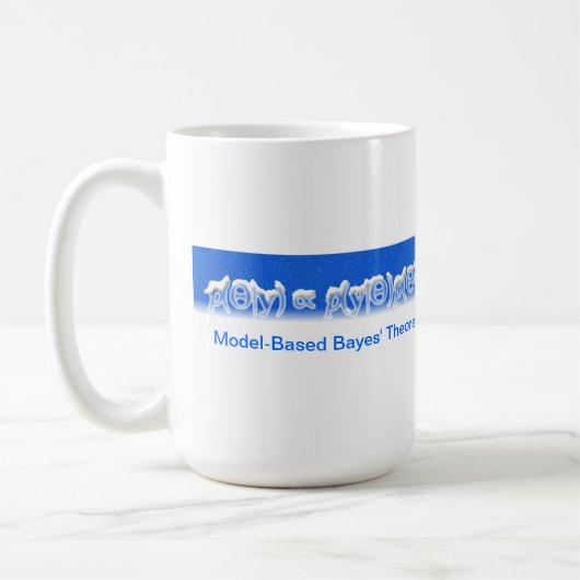 Modell-Ansässige Bayes Theorem-Kaffee-Tasse Kaffeetasse (Links)