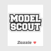 MODELL AUFKLEBER (Blatt)