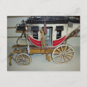 Modell-Bühne-Coach Postkarte