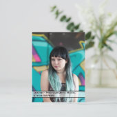 Modell Comp Card-Holen Sie sich Ihren Namen dort h Postkarte (Stehend Vorderseite)