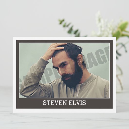 Modell-Comp-Karte (Stehend Vorderseite)