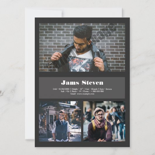 Modell-Comp-Karte (Rückseite)