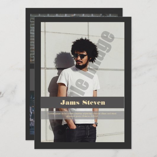 Modell-Comp-Karte (Vorne/Hinten)