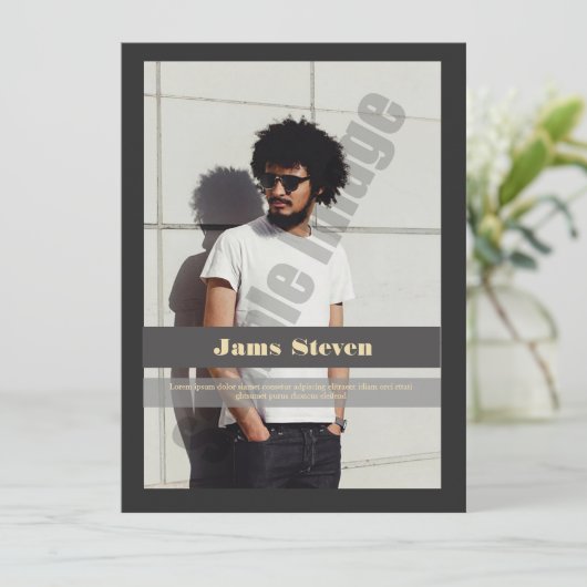 Modell-Comp-Karte (Stehend Vorderseite)