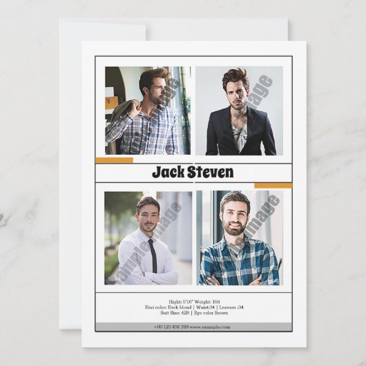 Modell-Comp-Karte (Rückseite)