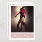 Modell-Comp-Karte Einladung (Vorne/Hinten)