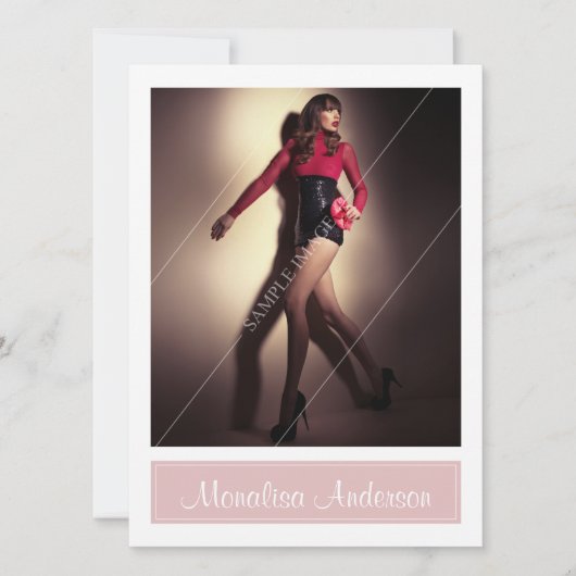 Modell-Comp-Karte Einladung (Vorderseite)