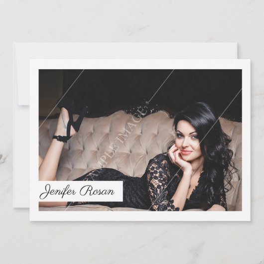 Modell-Comp-Karte Einladung (Vorderseite)