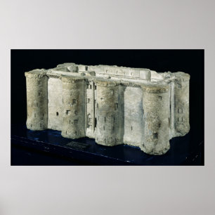 Modell der Bastille Poster