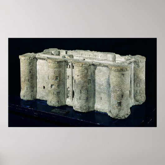 Modell der Bastille Poster (Vorne)