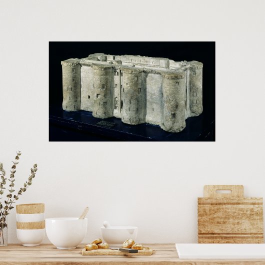 Modell der Bastille Poster (Küche)