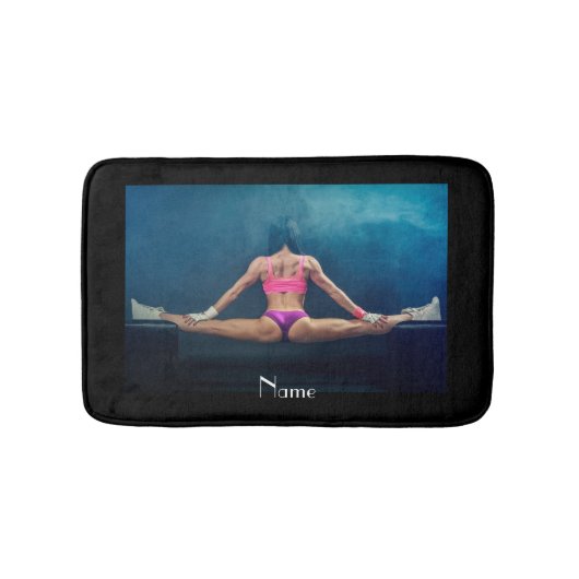 Modell der Fitness Split Thunder_Cove Badematte (Vorderseite)