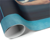 Modell der Fitness Split Thunder_Cove Geschenkpapier (Rolleneckpunkt)