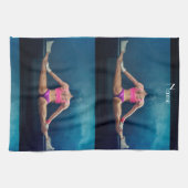 Modell der Fitness Split Thunder_Cove Geschirrtuch (Horizontal)