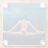 Modell der Fitness Split Thunder_Cove Glasuntersetzer (Rückseite)