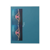 Modell der Fitness Split Thunder_Cove Notizblock (Rotiert)