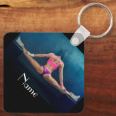 Modell der Fitness Split Thunder_Cove Schlüsselanhänger (Rückseite)