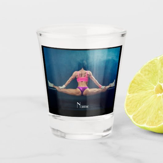 Modell der Fitness Split Thunder_Cove Schnapsglas (Vorderseite)