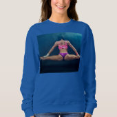 Modell der Fitness Split Thunder_Cove Sweatshirt (Vorderseite)