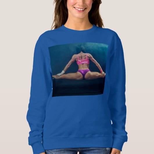 Modell der Fitness Split Thunder_Cove Sweatshirt (Vorderseite)