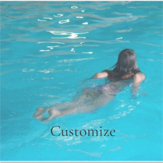 Modell der Frau Thunder_Cove Aufkleber (Vorderseite)