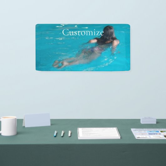 Modell der Frau Thunder_Cove Banner (Messe)