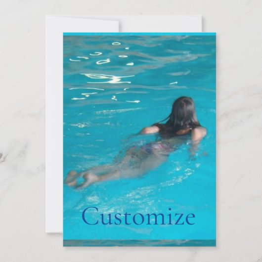 Modell der Frau Thunder_Cove Einladung (Vorderseite)