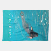 Modell der Frau Thunder_Cove Geschirrtuch (Horizontal)