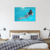 Modell der Frau Thunder_Cove Leinwanddruck (Insitu (Schlafzimmer))