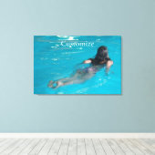 Modell der Frau Thunder_Cove Leinwanddruck (Insitu (Holzboden))