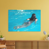 Modell der Frau Thunder_Cove Leinwanddruck (Insitu (Wohnzimmer))