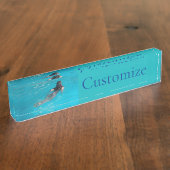 Modell der Frau Thunder_Cove Namensplakette (Seite)