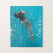 Modell der Frau Thunder_Cove Puzzle (Vertikal)