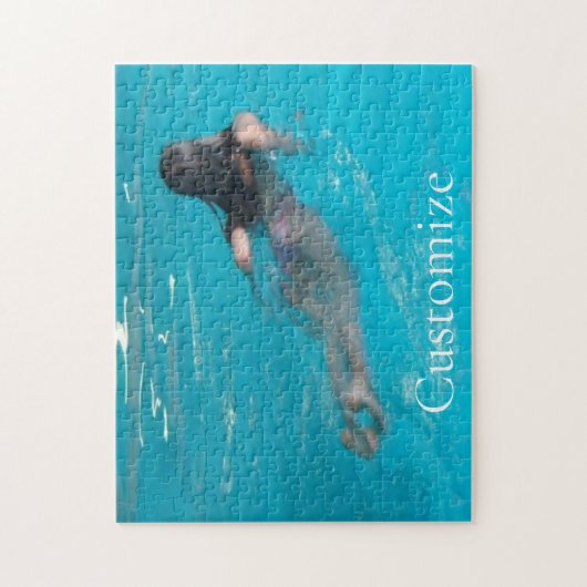 Modell der Frau Thunder_Cove Puzzle (Vertikal)