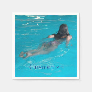 Modell der Frau Thunder_Cove Serviette