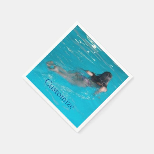 Modell der Frau Thunder_Cove Serviette (Ecke)