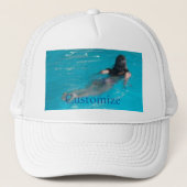 Modell der Frau Thunder_Cove Truckerkappe (Vorderseite)