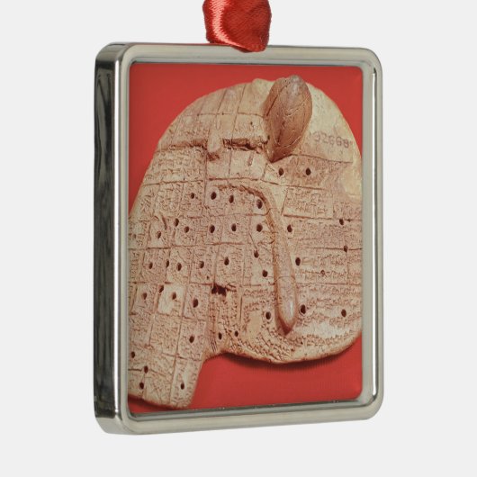 Modell der Leber eines Schafs Ornament Aus Metall (Rechts)