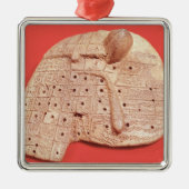 Modell der Leber eines Schafs Ornament Aus Metall (Vorne)