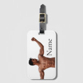 Modell der männlichen Fitness Thunder_Cove Gepäckanhänger (Vorderseite Vertikal)